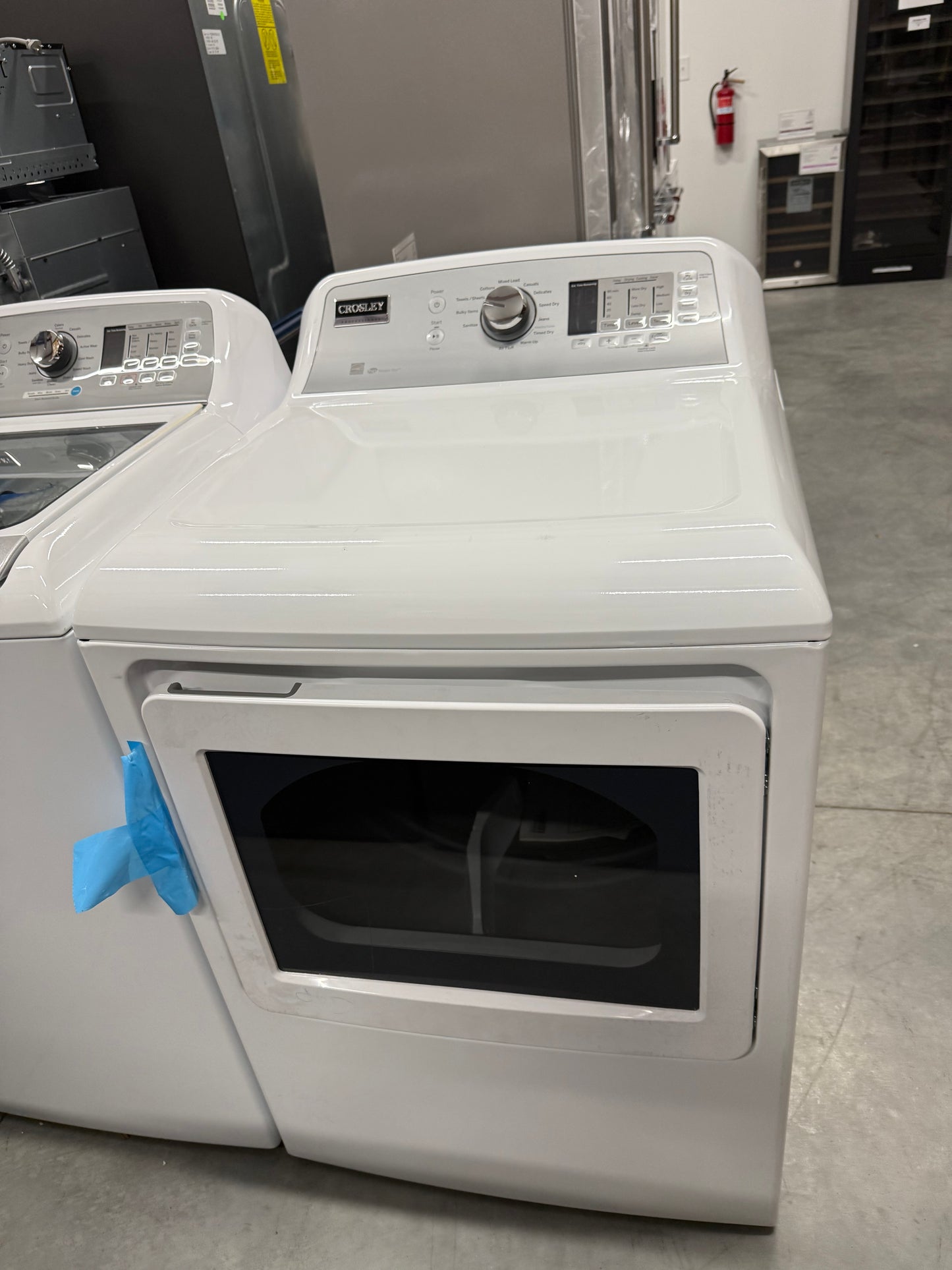 Crosley YTW4514SNWS + YTD74E2SNWS 4.5 Cu. Ft. Washer + 7.4 Cu. Ft. Electric Dryer Set