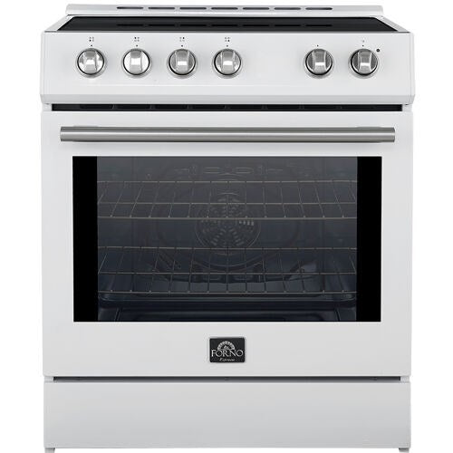 Forno FFSIN0982-30WHT Espresso Induction Slide-In Range, Convection - White