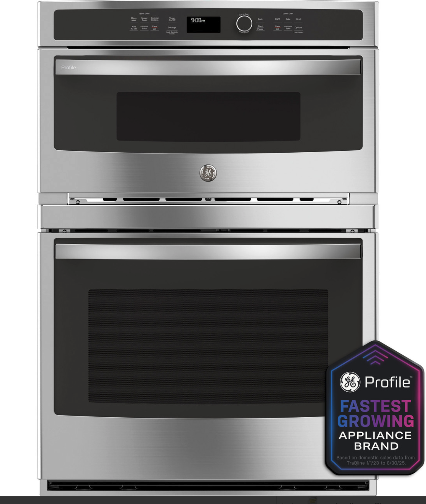 GE Profile™ PT9800SHSS 30 in. Combination Double Wall Oven with Convection and Advantium® Technology