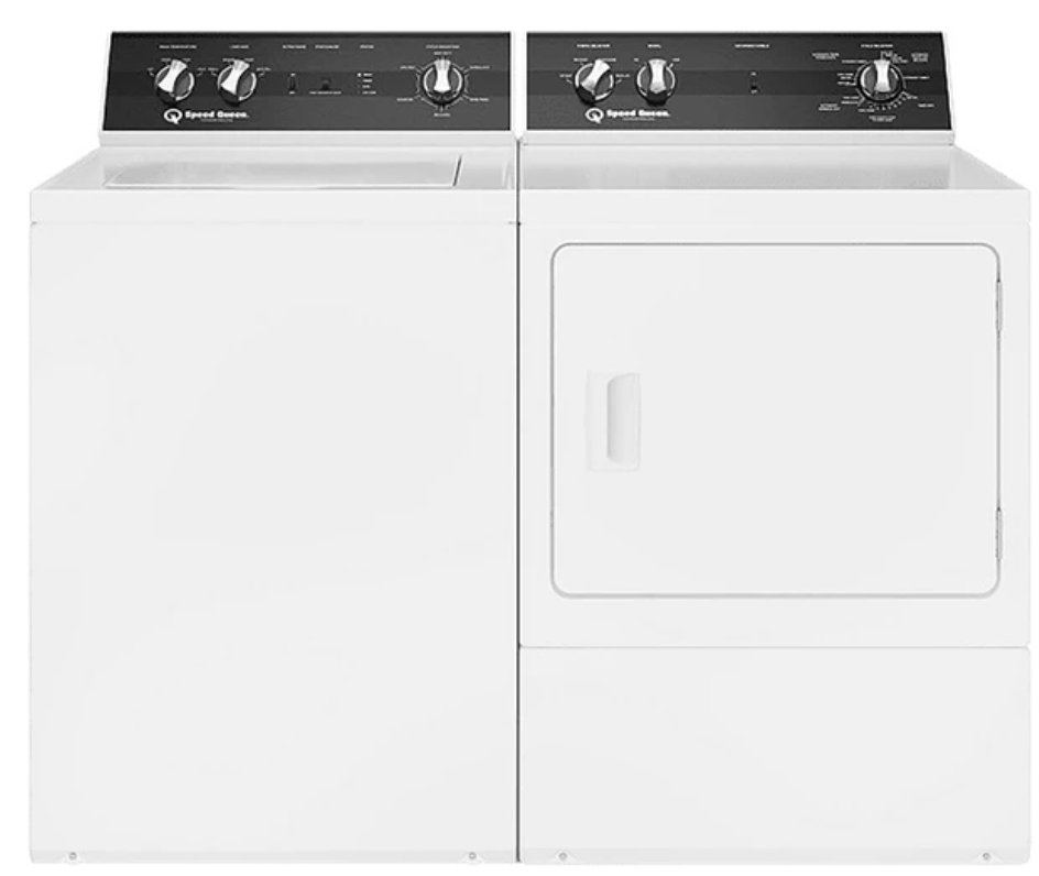 Speed Queen Laundry Set TR5006WN and DR5004WE Washer and Dryer Set