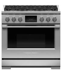 Fisher Paykel RDV3366N 36" Series 9 Professional Dual Fuel 6 Burner Self-Cleaning Range
