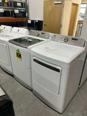 Kenmore KM2629162 4.4CF Top-Load Washer + 69162 KM26691627 7.0 Cu Ft Electric Dryer Set White