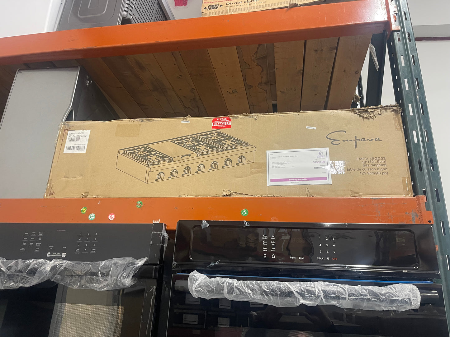 Empava EMPV-48GC32 48-in 7 Burners Stainless Steel Gas Cooktop
