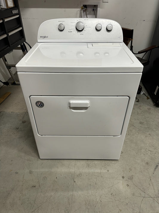 Pre Owned Whirlpool Electric Dryer With Steam WED49STBW1PO Pre-Owned Appliance