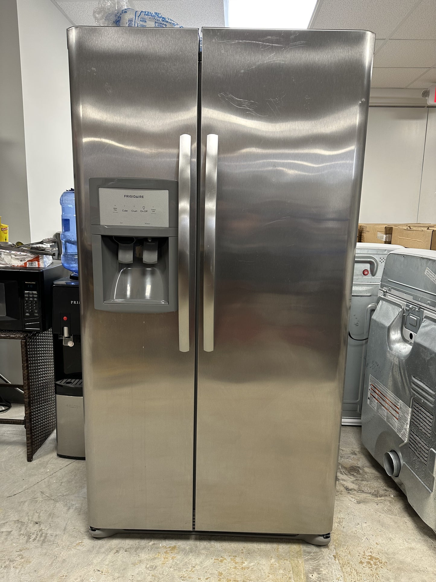 Pre Owned Frigidaire Refrigerator Side By Side FFSS2625TS2PO Pre-Owned Appliances