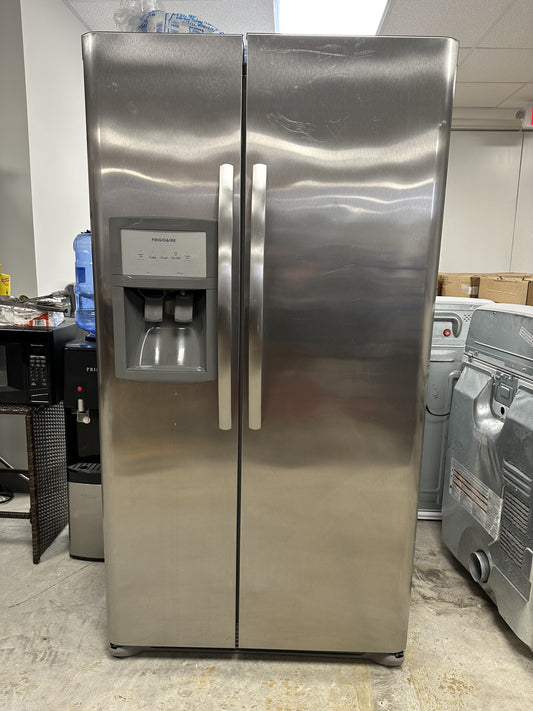 Pre Owned Frigidaire Refrigerator Side By Side FFSS2625TS2PO Pre-Owned Appliances