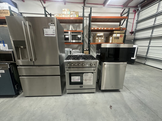 Electrolux Package For Homeowner Stainless Steel French Door Fridge Gas Forno Range