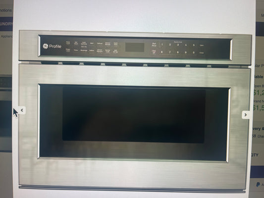GE Profile PWL1126SWSS Microwave Drawer Oven