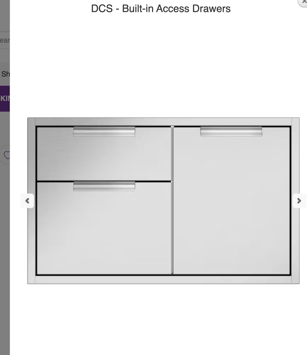 DCS ADR236 Built In Access Drawers
