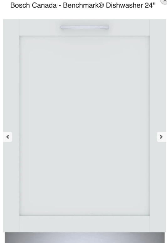 Bosch SHV89PW73N BOSCH 24" PANEL READY DISHWASHER