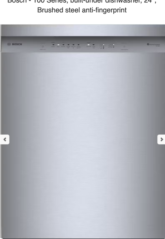 Bosch SHE41CM5N BOSCH 24" DISHWASHER