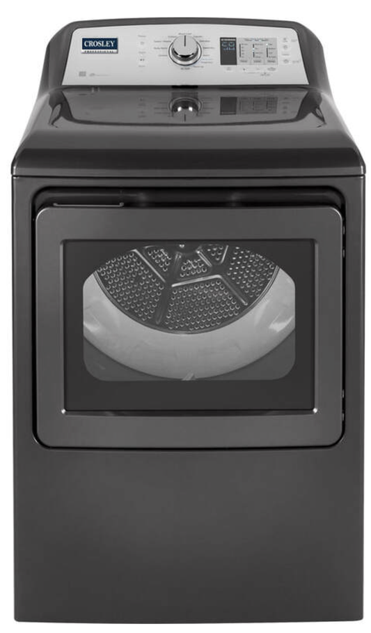 Crosley YTD74E2PNDG – 7.4 Cu. Ft. Electric Dryer (Diamond Gray)