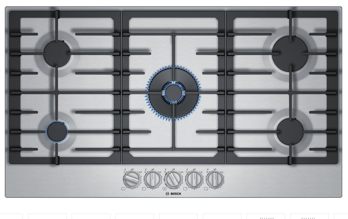BOSCH NGM8657UC 36 SS GAS COOKTOP