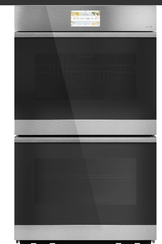 GE CAFE CTD90DM2NS5 30 PLATINUM GLASS Double OVEN