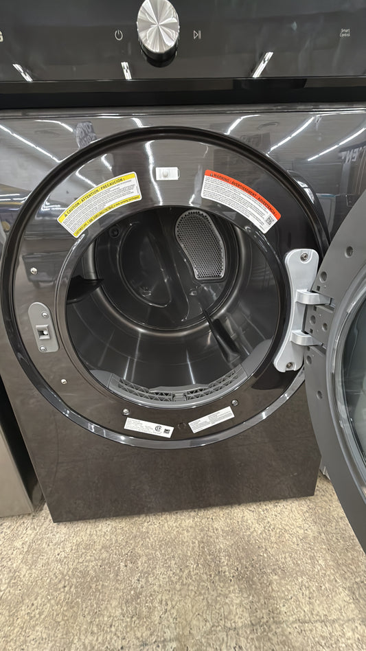 Samsung Bespoke DVE53BB8700V 7.6 cu. ft. Ultra Capacity Electric Dryer with Super Speed Dry and AI Smart Dial in Brushed Black