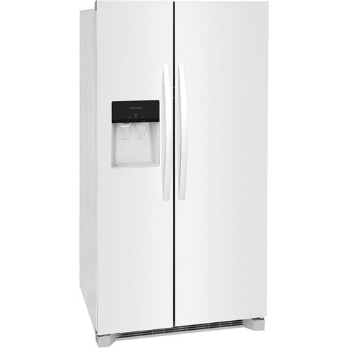Frigidaire FRSS2623AW 25.6 Cu Ft Side By Side Refrigerator White